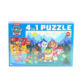 Laço Kids-Utku Oyuncak PW7931 Paw Patrol 4 in 1 Puzzle