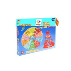Laço LC015 Eğlen Öğren Eğitici Domino Oyunu Gülen Meyveler Puzzle
