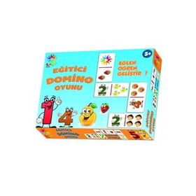 Laço LC015 Eğlen Öğren Eğitici Domino Oyunu Gülen Meyveler Puzzle
