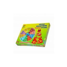 Laço LC019 Kids Eşleştirme Oyunu Şirin Hayvanlar Puzzle
