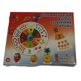 Laço LC020 Kids Eşleştirme Oyunu Gülen Meyveler Puzzle