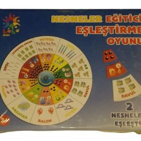 Laço LC021 Kids Eşleştirme Oyunu Nesneler Puzzle