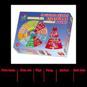 Laço LC021 Kids Eşleştirme Oyunu Nesneler Puzzle