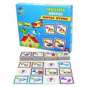 Laço LC024 Eğitici Hafıza Oyunu İngilizce Nesneler Puzzle