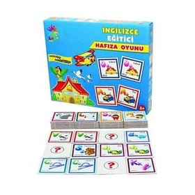 Laço LC024 Eğitici Hafıza Oyunu İngilizce Nesneler Puzzle