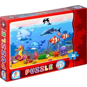 Laço LC7140 Denizaltı 36 Parça Puzzle