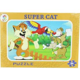 Laço LCFRM004 Super Cat 24 Parça Puzzle
