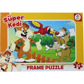 Laço LCFRM004 Super Cat 24 Parça Puzzle