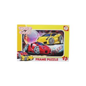 Laço LCFRM007 Turbo Cars 24 Parça Puzzle