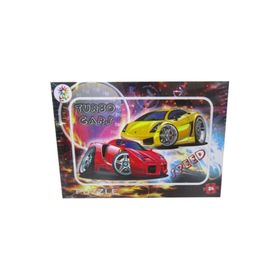 Laço LCFRM007 Turbo Cars 24 Parça Puzzle