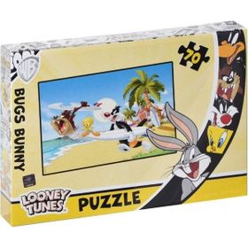 Laço Looney Tunes 70 Parça Çocuk Puzzle