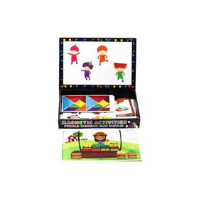 Laço Manyetik Aktiviteler Tangram Puzzle Yazı Tahtası