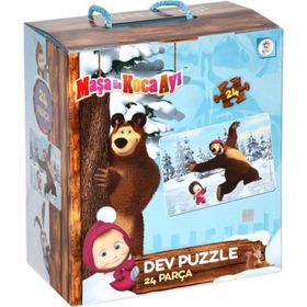 Laço Maşa İle Koca Ayı 24 Parça Dev Puzzle