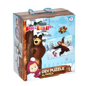 Laço Maşa İle Koca Ayı 24 Parça Dev Puzzle