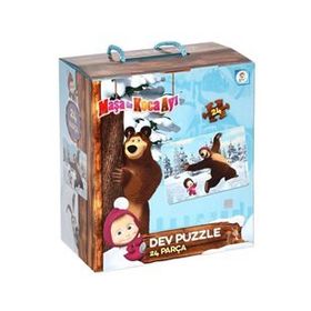 Laço Maşa İle Koca Ayı 24 Parça Dev Puzzle