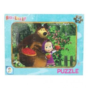 Laço MS7537 Maşa Koca Ayı 24 Parça Puzzle