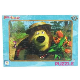 Laço MS7538 Maşa Koca Ayı 48 Parça Frame Puzzle