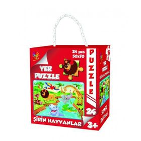Laço Şirin Hayvanlar 24 Parça Puzzle