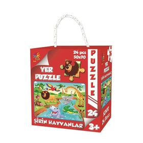Laço Şirin Hayvanlar 24 Parça Puzzle