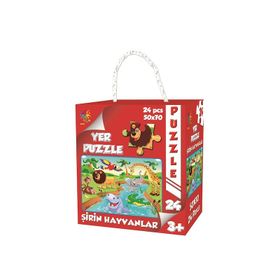 Laço Şirin Hayvanlar 24 Parça Puzzle