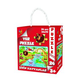 Laço Şirin Hayvanlar 24 Parça Puzzle