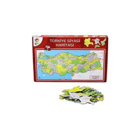 Laço Türkiye Siyasi Haritası 136 Parça Puzzle