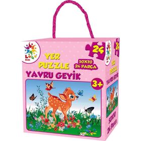 Laço Yavru Geyik 24 Parça Yer Puzzle