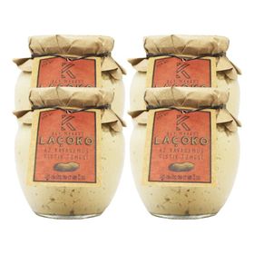Laçoko 1.4 kg Şekersiz Katkısız Glutensiz Vegan Doğal Az Kavrulmuş Yer Fıstığı Ezmesi