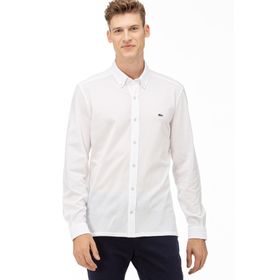 Lacoste CH5843 Beyaz Slim Fit Erkek Gömlek