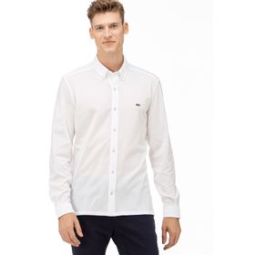 Lacoste CH5843 Beyaz Slim Fit Erkek Gömlek