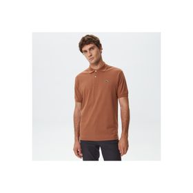 Lacoste L.12.12 Classic Fit Kahverengi Polo Erkek T-shirt