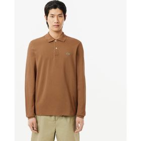 Lacoste L.12.12 Classic Fit Kahverengi Polo Erkek T-shirt