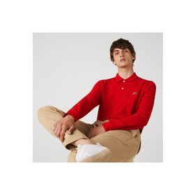 Lacoste L.12.12 Classic Fit Kırmızı Polo Erkek T-shirt