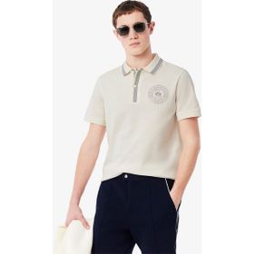 Lacoste L.12.12 Regular Fit Krem Polo Erkek T-shirt