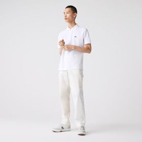 Lacoste L1212-00-001 Beyaz Erkek Tişört