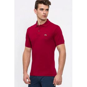Lacoste L1212 Bordo Erkek T-shirt