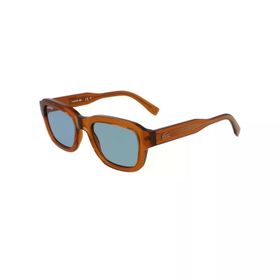 Lacoste L6048S 210 51 Kare Şeffaf Kahverengi Kemik Unisex Güneş Gözlüğü