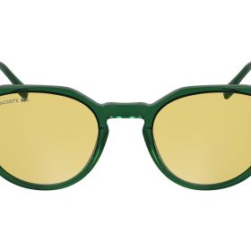 Lacoste L6052S Şeffaf Yeşil Katı Sarı Lensli Erkek Güneş Gözlüğü