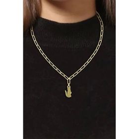 Lacoste LACJ2040362 Gold Kadın Kolye