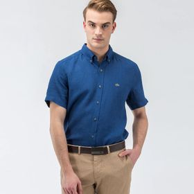 Lacoste Mavi Erkek Gömlek