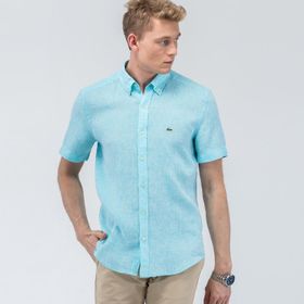 Lacoste Mavi Erkek Gömlek
