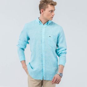 Lacoste Mavi Erkek Gömlek