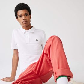 Lacoste PH8530 Beyaz Slim Fit Polo Yaka Erkek T-shirt