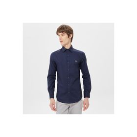 Lacoste Slim Fit Lacivert Erkek Gömlek