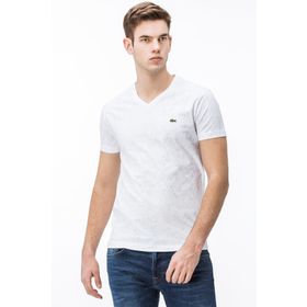Lacoste TH0902T Beyaz Erkek T-shirt