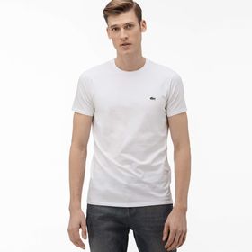Lacoste TH0902T Beyaz Erkek T-shirt