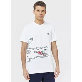 Lacoste TH7403 Beyaz Erkek Tişört