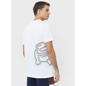Lacoste TH7403 Beyaz Erkek Tişört