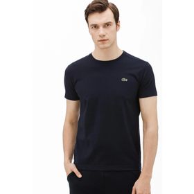 Lacoste TH7618 Sport Erkek Regular Fit Bisiklet Yaka Siyah T-shirt