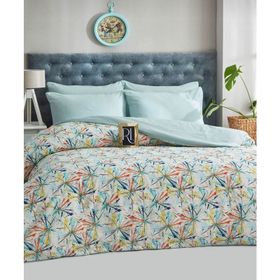 Lady Moda Hawai Çarşafı Lastikli Çift Kişilik Nevresim Takımı